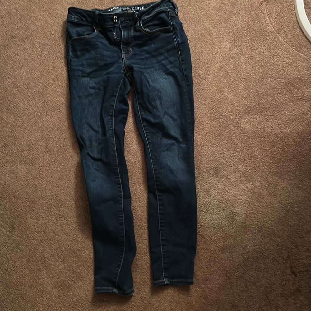 Dark blue jeggings
